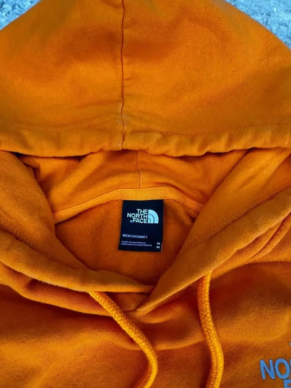 The North Face Men's Evolution Box NSE Pullover Hoodie Orange Size M